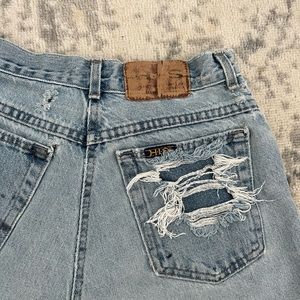 Light Washed Jean Shorts